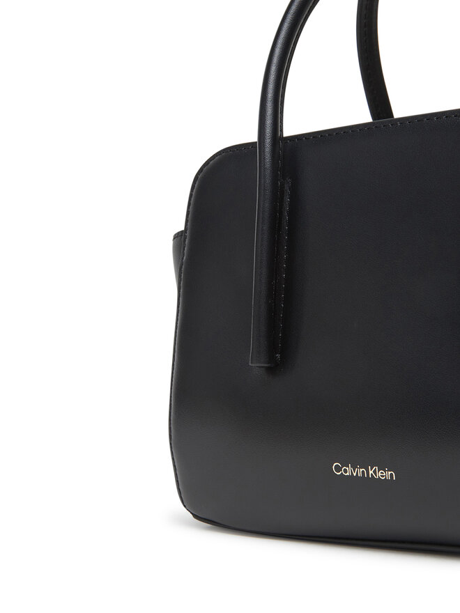 Calvin Klein Τσάντα Calvin Klein Carryall Micro Leather Tote LV04F3057G Μαύρο