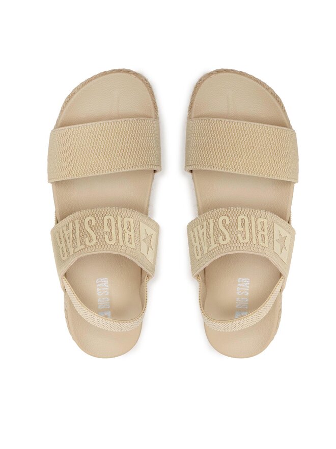 Big Star Shoes Sandały Big Star Shoes LL274858 Beżowy