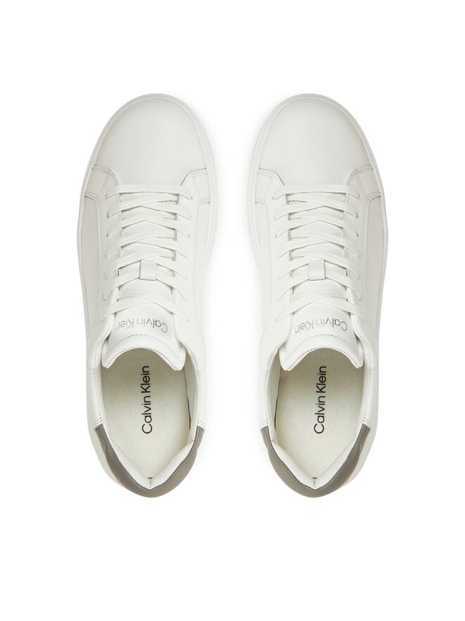 Calvin Klein Αθλητικά Calvin Klein Low Top Lace Up Lth HM0HM01016 Λευκό