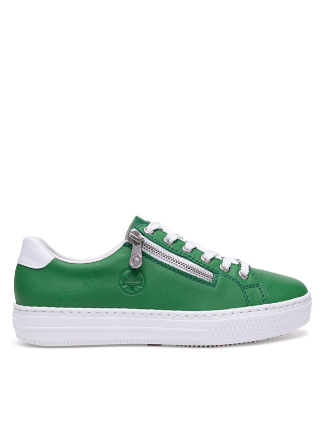 Rieker Sneakersy Rieker L59L1-52 Zelená