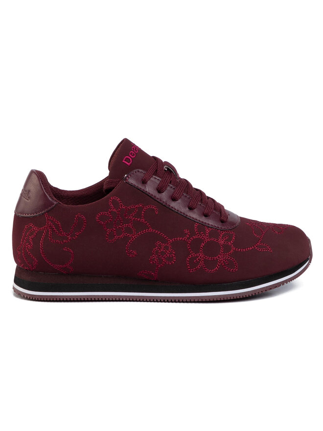 Desigual Zapatillas Desigual Shoes Pegaso Floral Chain 19WSKP18 Guinda/burdeos