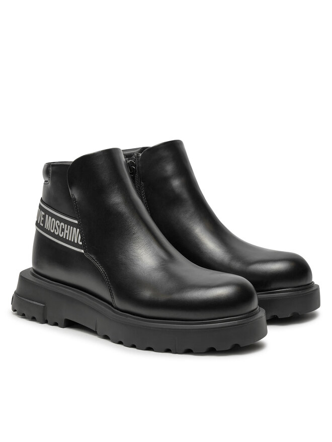 LOVE MOSCHINO Botki LOVE MOSCHINO JA21024G1LIA0000 Czarny