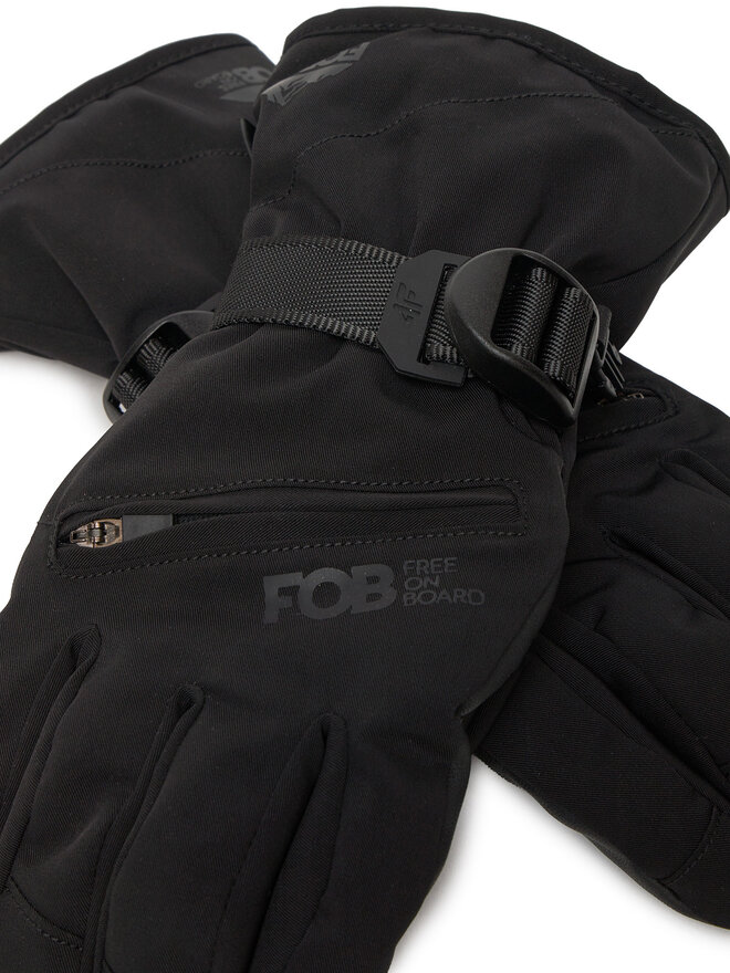 4F Rękawice snowboardowe 4F 4FWAW24AFGLM151 Czarny