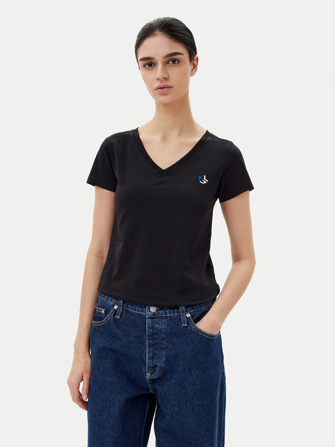 KARL LAGERFELD KARL LAGERFELD Camiseta A1W17019 Negro Regular Fit