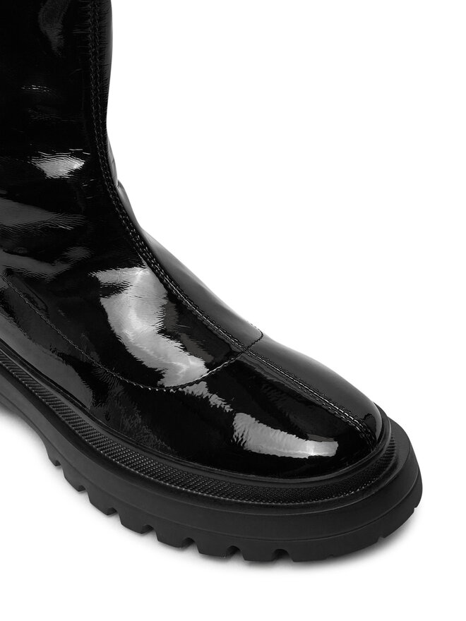LOVE MOSCHINO Botine LOVE MOSCHINO JA24225G0LIIZ000 Negru
