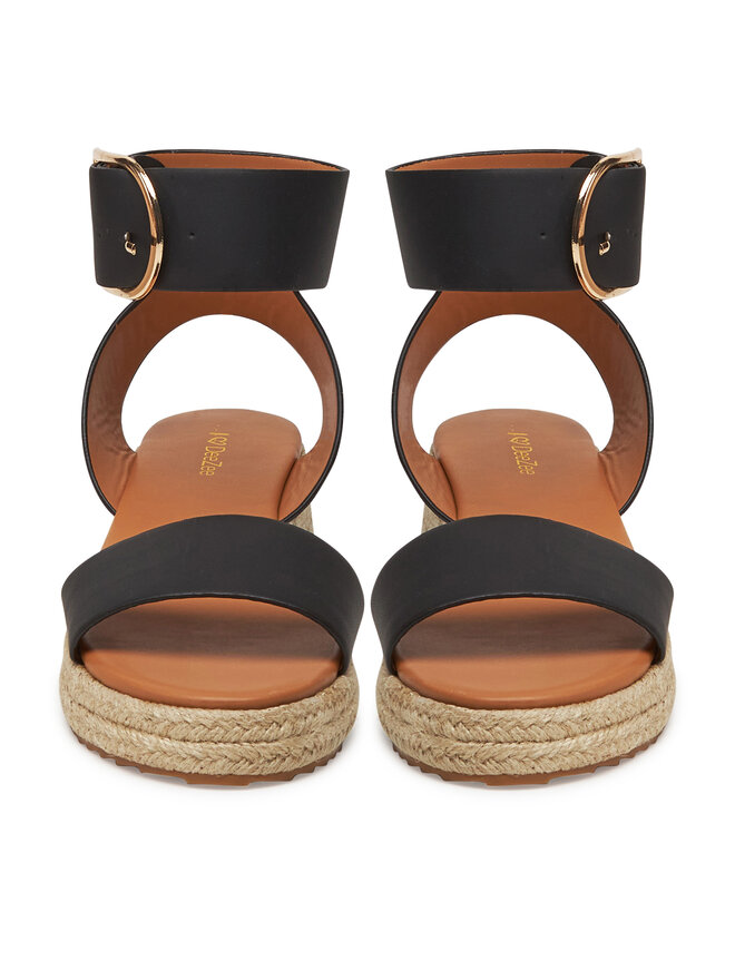 DeeZee Espadrilky DeeZee QS276-1 Čierna