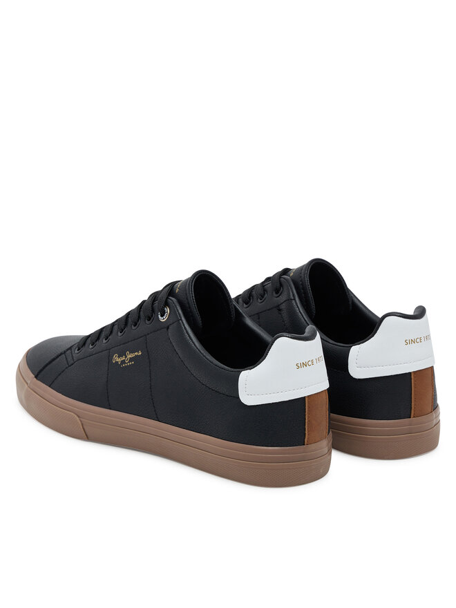 Pepe Jeans Tenis superge Pepe Jeans Kenton Base PMS300003 Črna