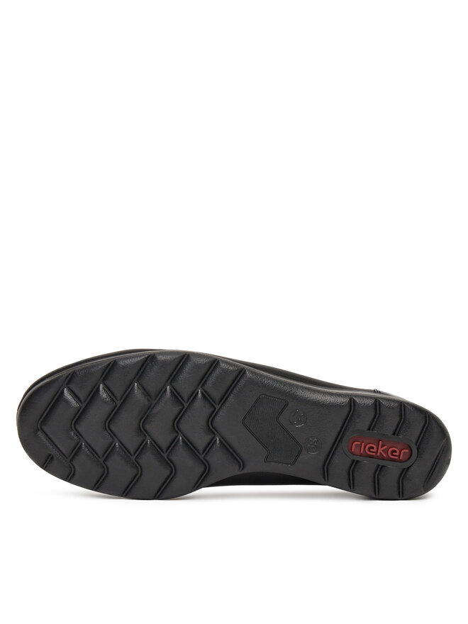 Rieker Półbuty Rieker L9366-00 Czarny