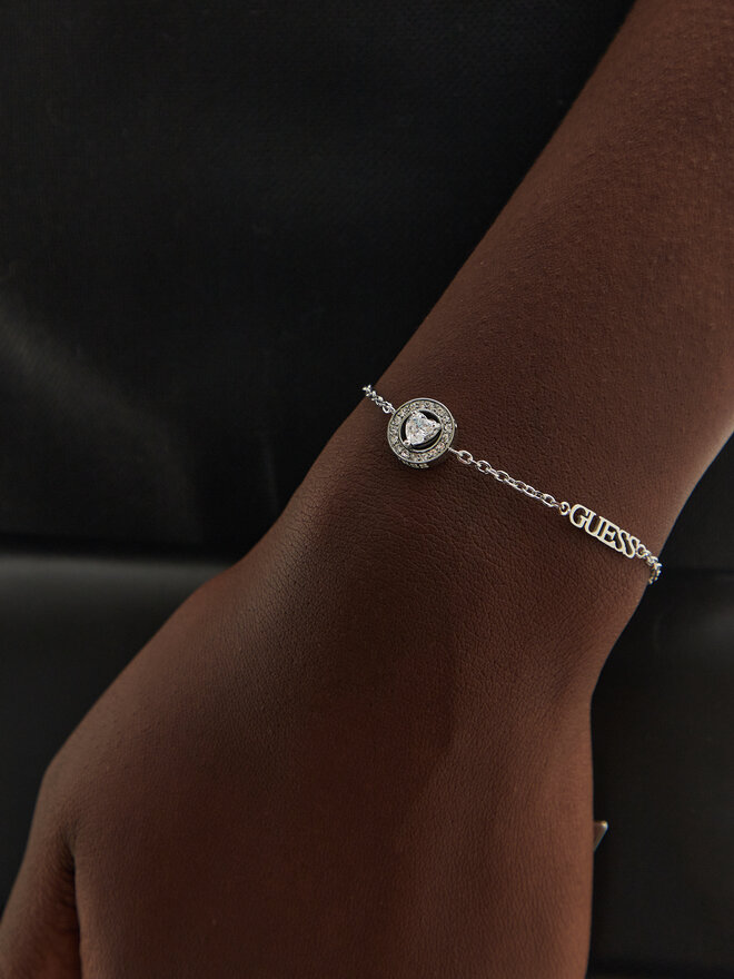 Guess Armband Guess JUBB04 668JW Silberfarben