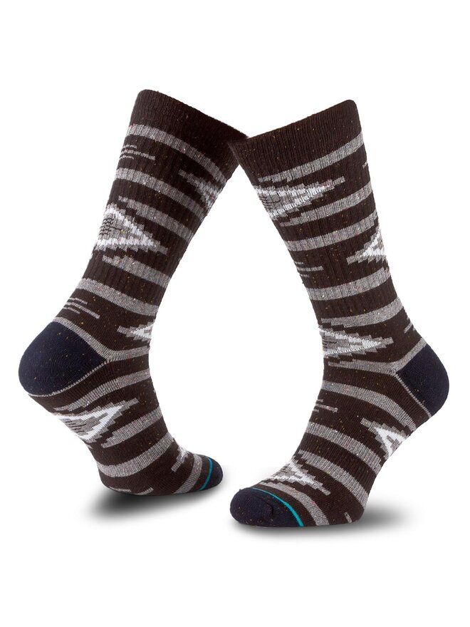 Stance Zestaw 3 par wysokich skarpet męskich Stance Usa Pack MD16PKUSA Szary