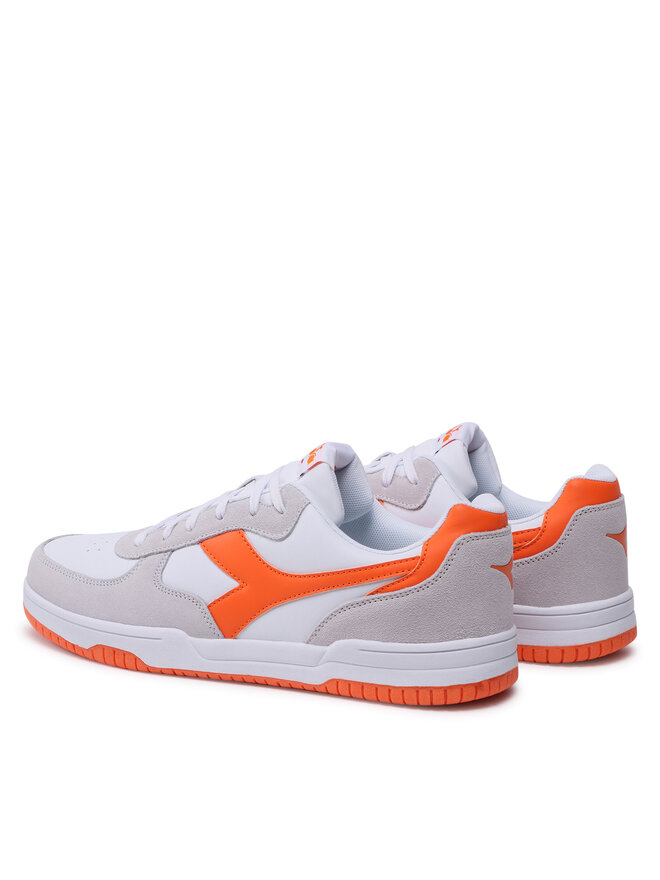 Diadora Raptor High SL Uomo - Sneakers Alte In Pelle Nero/Bianco - Taglia 43 EU