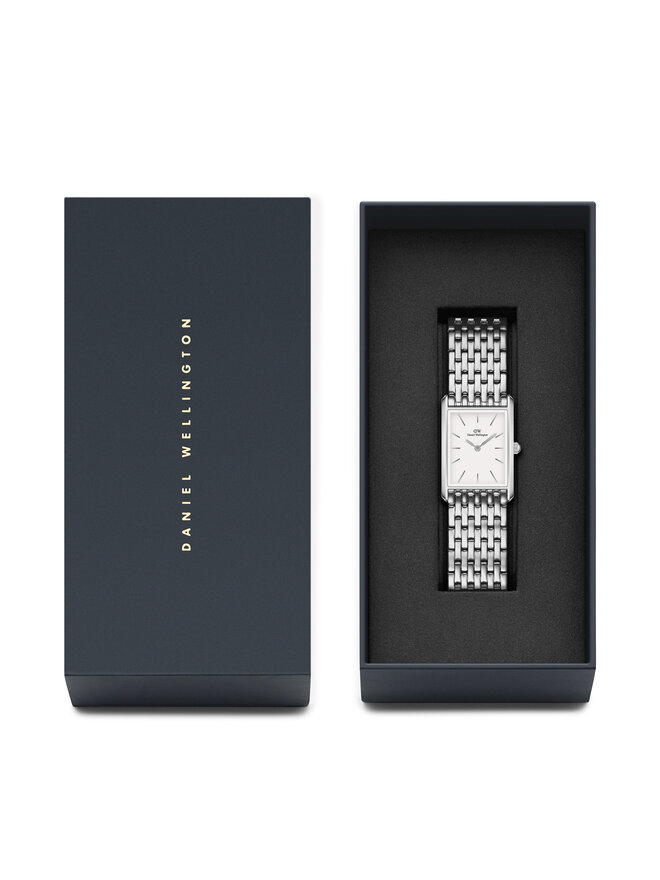 Daniel Wellington Zegarek Daniel Wellington Bound 9-Link DW00100706 Srebrny