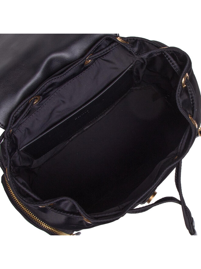 PINKO Rucksack Pinko Love Backpack Recycled Nylon PE 22 PLTT 1P22KV Y7UX Schwarz