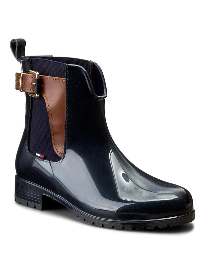 Tommy Hilfiger Kalosze Tommy Hilfiger Oxley 2Z2 FW56822108 Granatowy