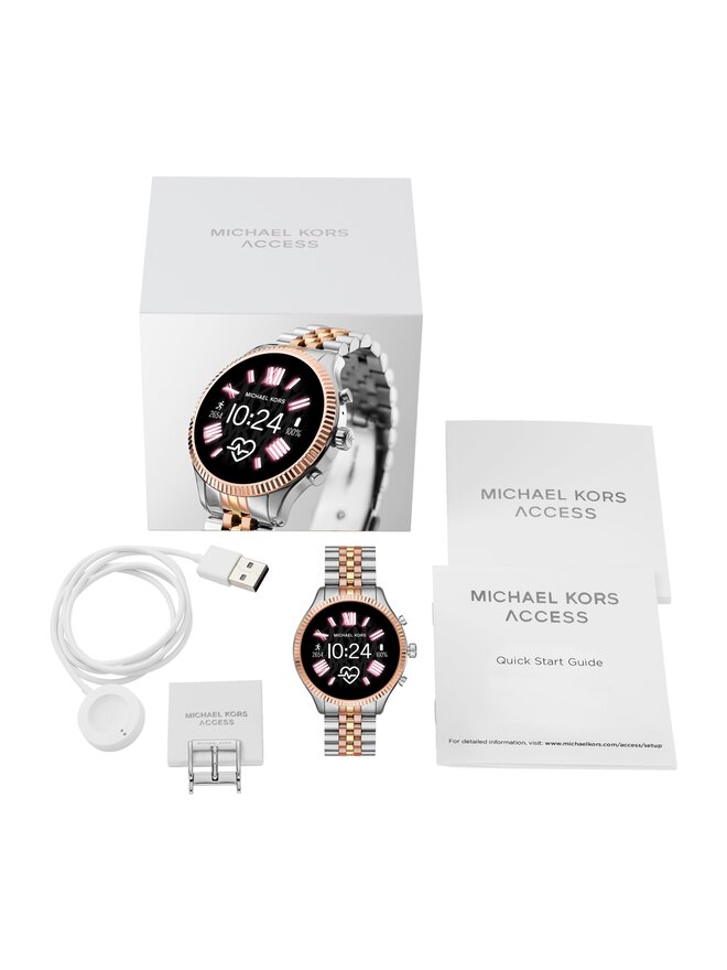 Michael Kors Smartwatch Michael Kors Lexington MKT5080 Srebrny