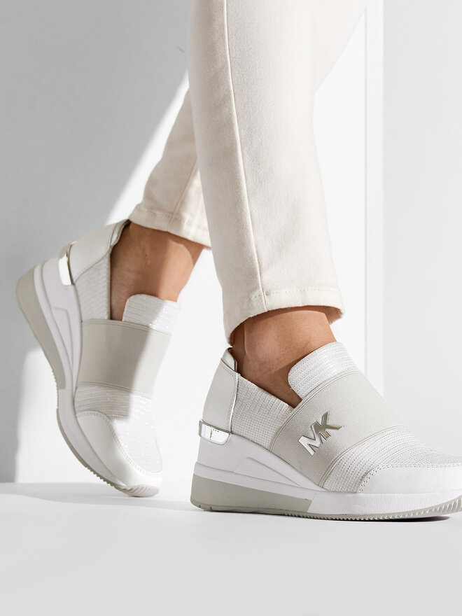 Zapatillas MICHAEL Michael Kors Felix Trainer 43S2FXFS1D Plata zapatos.es