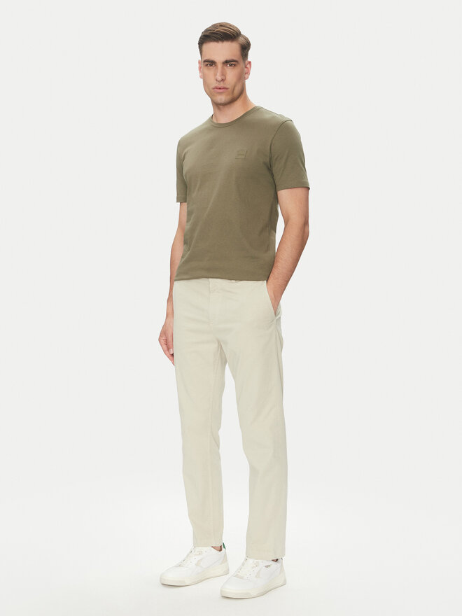 BOSS BOSS Camiseta Tales 50508584 Verde Regular Fit