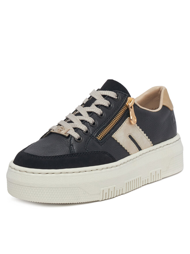 Rieker Sneakersy Rieker M1912-00 Czarny