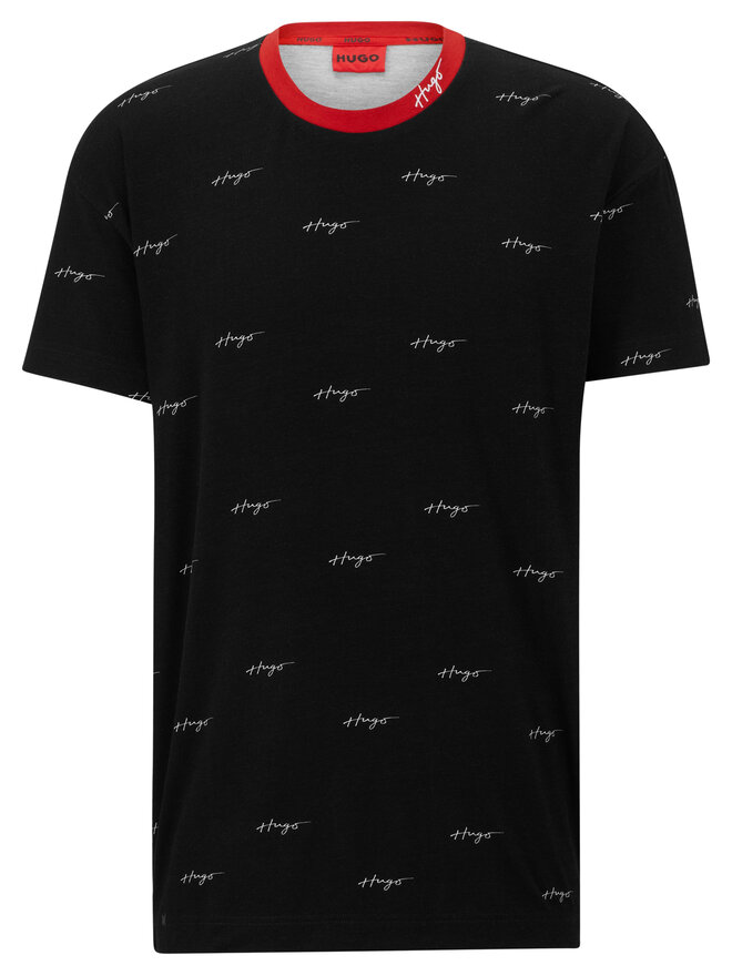 HUGO Hugo Pyjama-T-Shirt 50490231 Schwarz Relaxed Fit