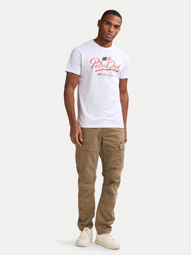 Petrol Industries Petrol Industries Camiseta M-1050-TSR600 Blanco Regular Fit
