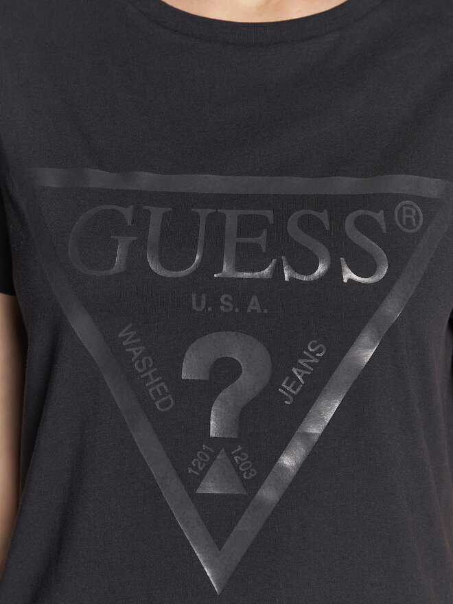 Guess Guess Camiseta Adele V2YI07 K8HM0 Negro Regular Fit