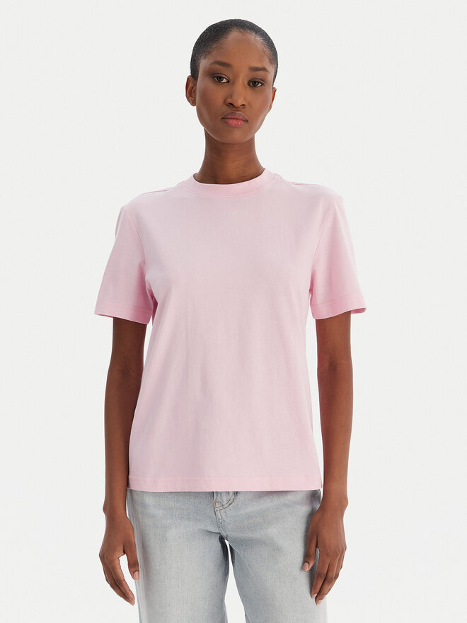 Calvin Klein Calvin Klein Camiseta 20s Classic Logo LV147C857G Rosa Regular Fit