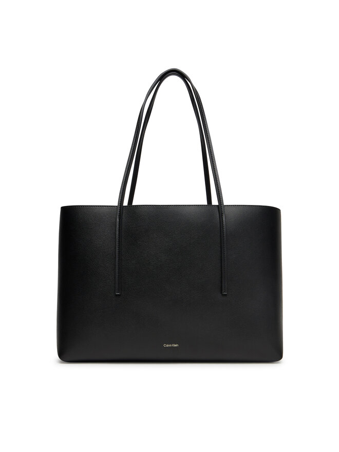 Calvin Klein Soma Calvin Klein Foil Logo Tote W/Pouch LV04F3274G Melns