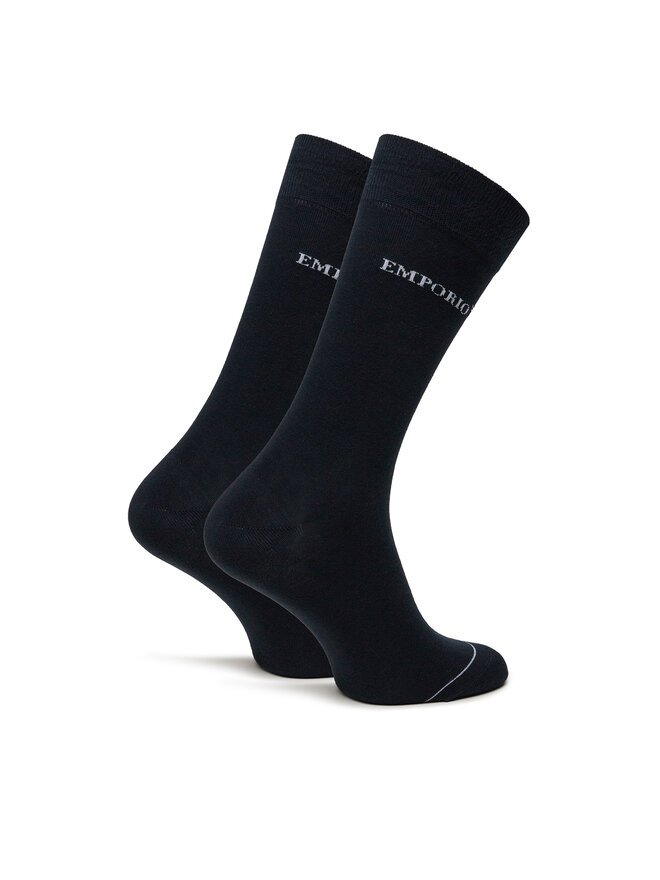 Emporio Armani 3er-Set hohe Herrensocken Emporio Armani EM000554 AF12276 MB154 Dunkelblau