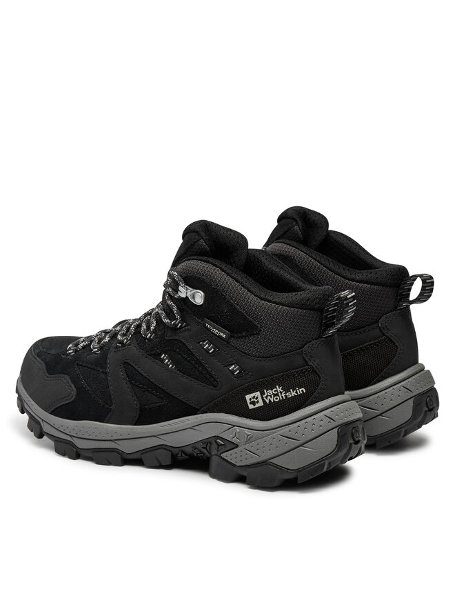 Jack Wolfskin Trekking čevlji Jack Wolfskin Vojo Tour Lt Texapore Mid W A62073 Siva