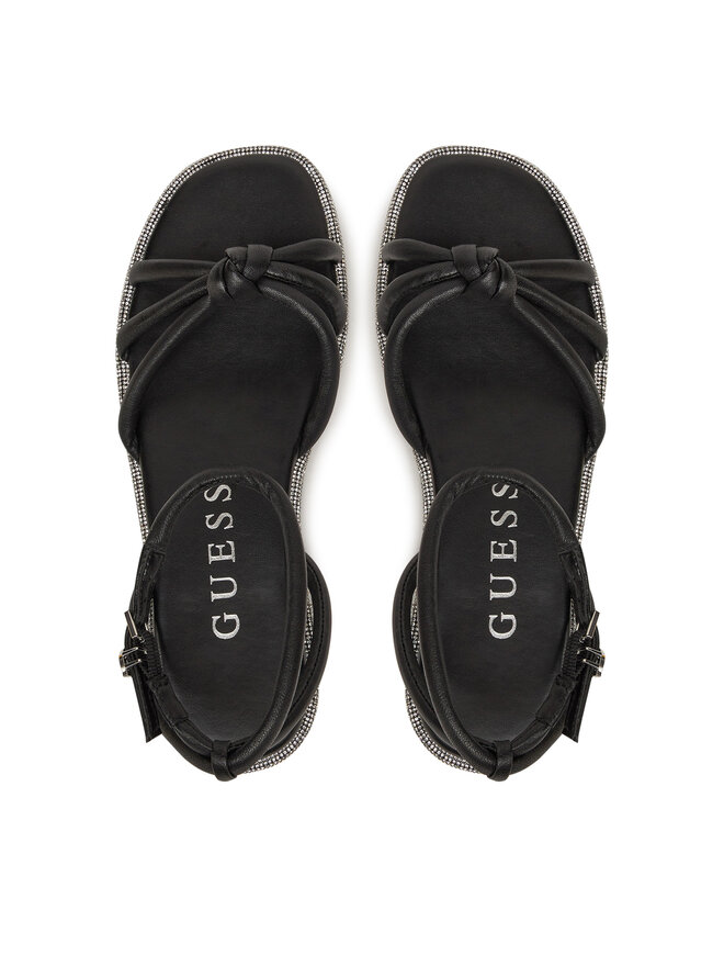 Guess Sandales Guess FLJSLO LEA03 Melns