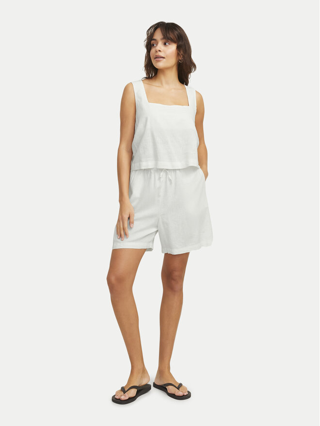 JJXX JJXX Τοπ Breeze 12269734 Λευκό Relaxed Fit