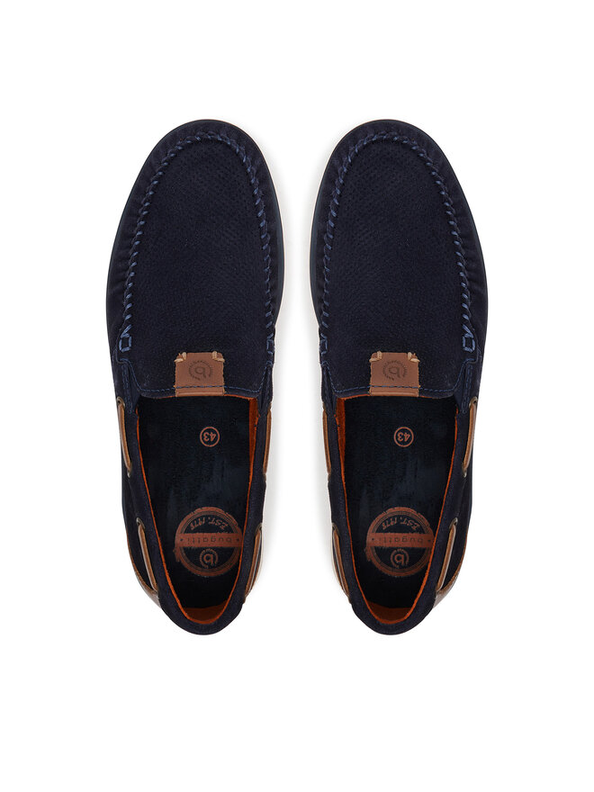 Bugatti Mokasini Bugatti 321-ARU61-1400 Mornarsko modra