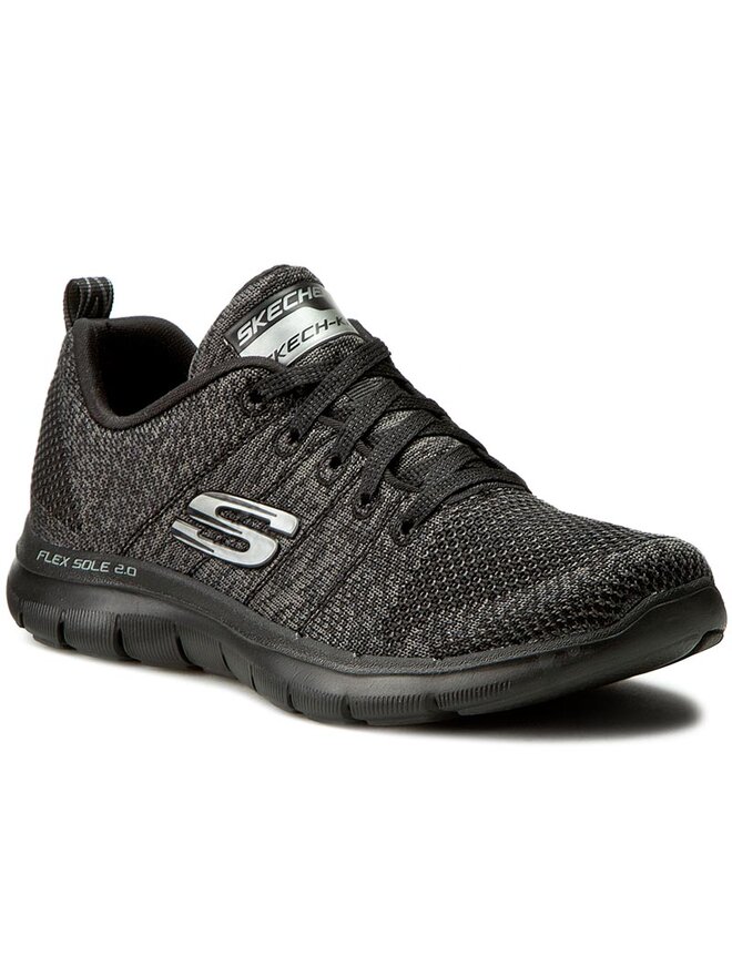 Sneakersy Skechers High Energy 12756 BKCC Czarny eobuwie .pl