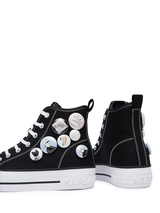 KARL LAGERFELD Sneakers aus Stoff KARL LAGERFELD KL60459 Schwarz