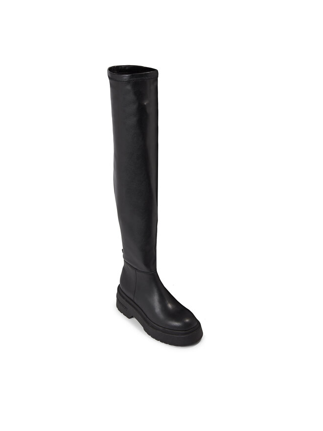Tommy Jeans Μπότες πάνω από το γόνατο Tommy Jeans Tjw Over The Knee Boots EN0EN02254 Μαύρο
