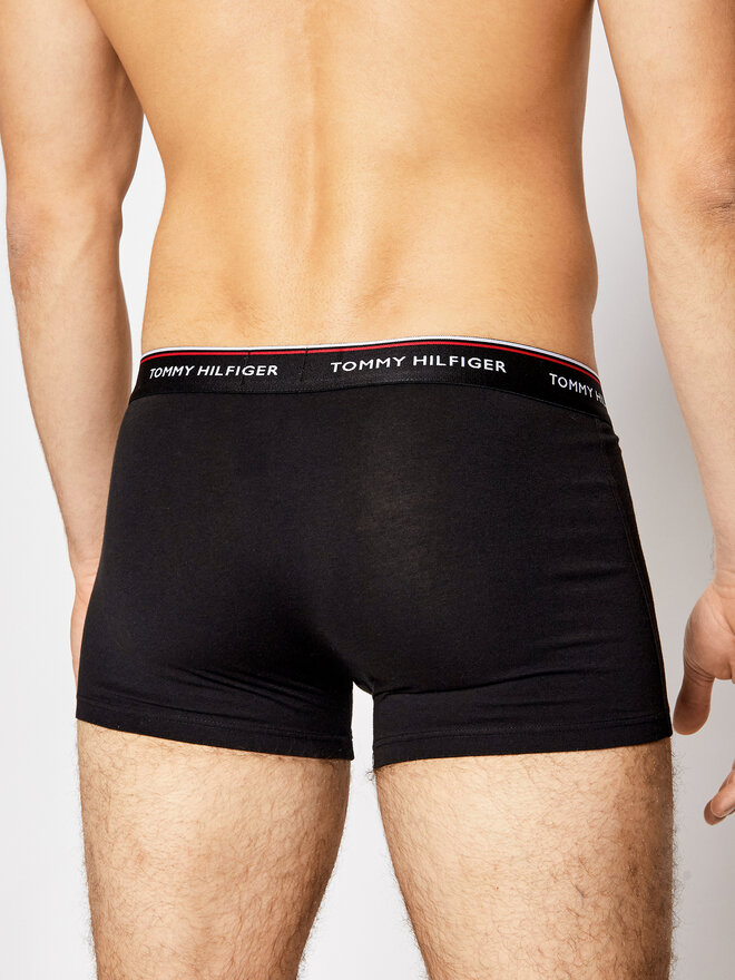 Tommy Hilfiger Tommy Hilfiger Set 3 parov boksaric 3P Trunk 1U87903842 Črna