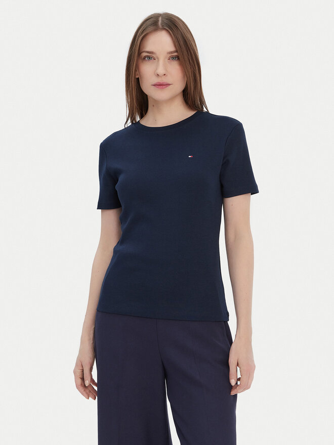 Tommy Hilfiger Tommy Hilfiger T-Shirt New Cody WW0WW40587 Dunkelblau Regular Fit