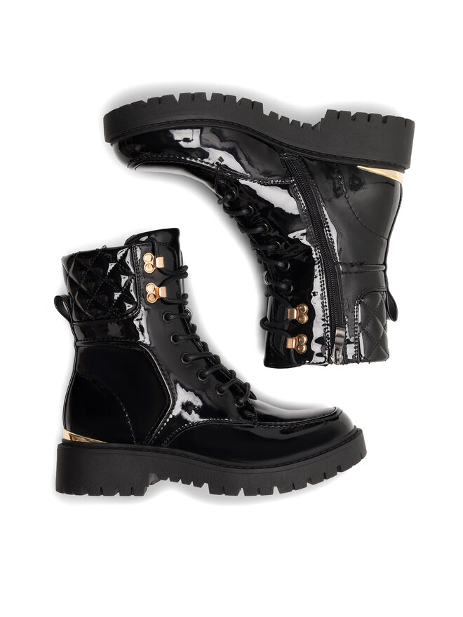 DeeZee Schnürschuhe DeeZee INGER H58022-2 Schwarz