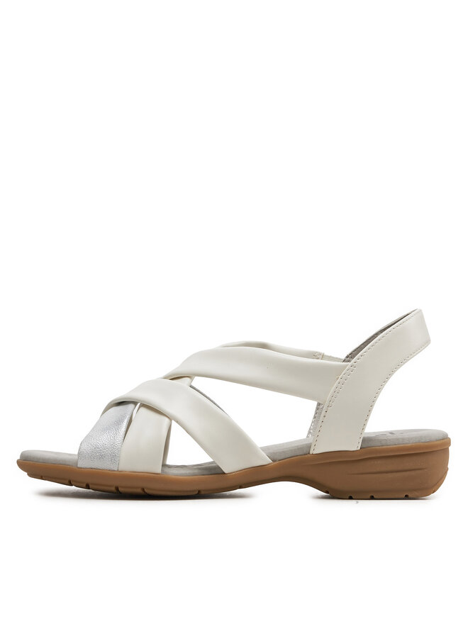 Sandalias Con Cuña Jana 8-8-28215-28-422 Para Mujer – Material Reciclado P.E.T., Cierre De Velcro