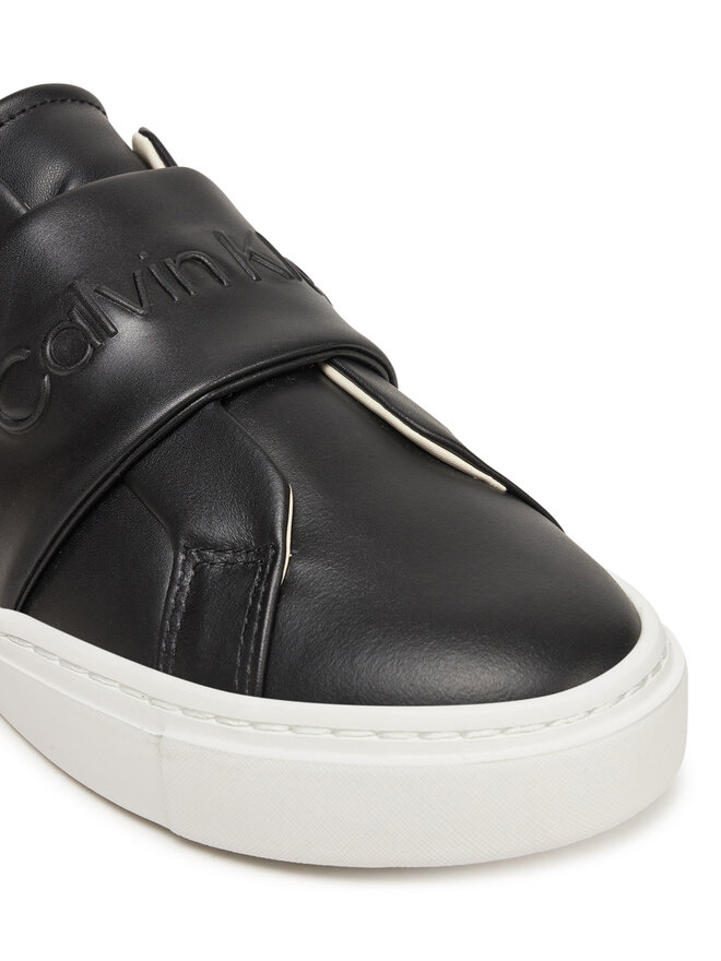 Calvin Klein Sneakersy Calvin Klein Cupsole Slip On - He Nappa HW0HW02471 Czarny