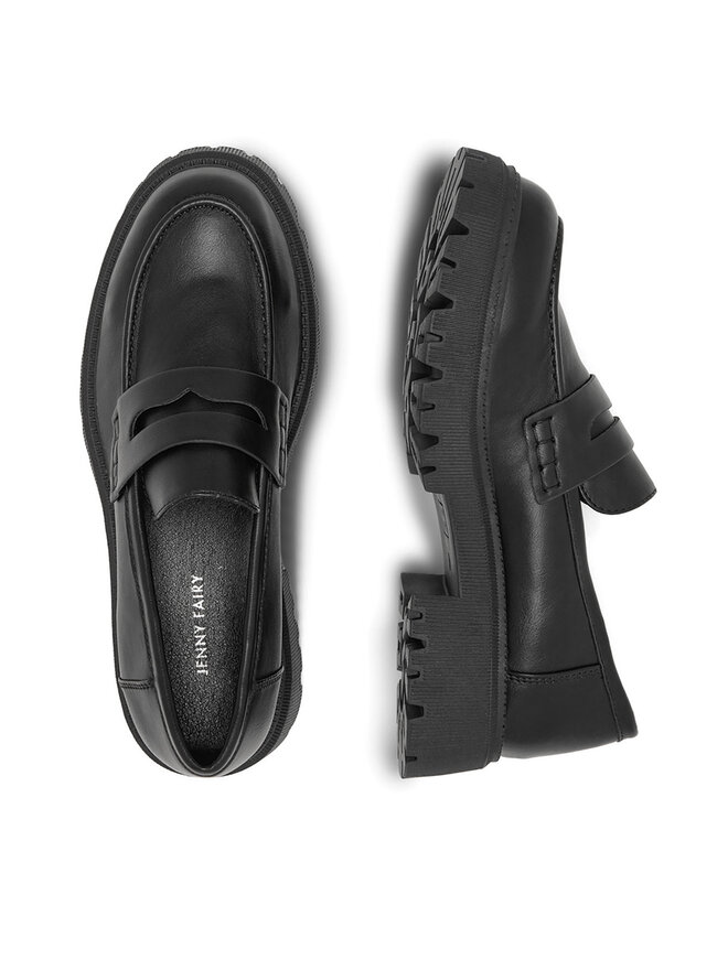 JENNY Loafersy JENNY WS5875-30 Czarny