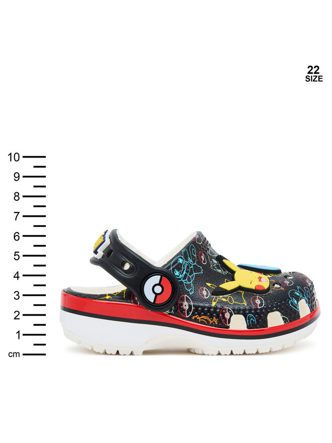 crocs チャーさま Шльопанці Crocs Pokémon Classic Clog 211345 Чорний | evzuttya.com.ua