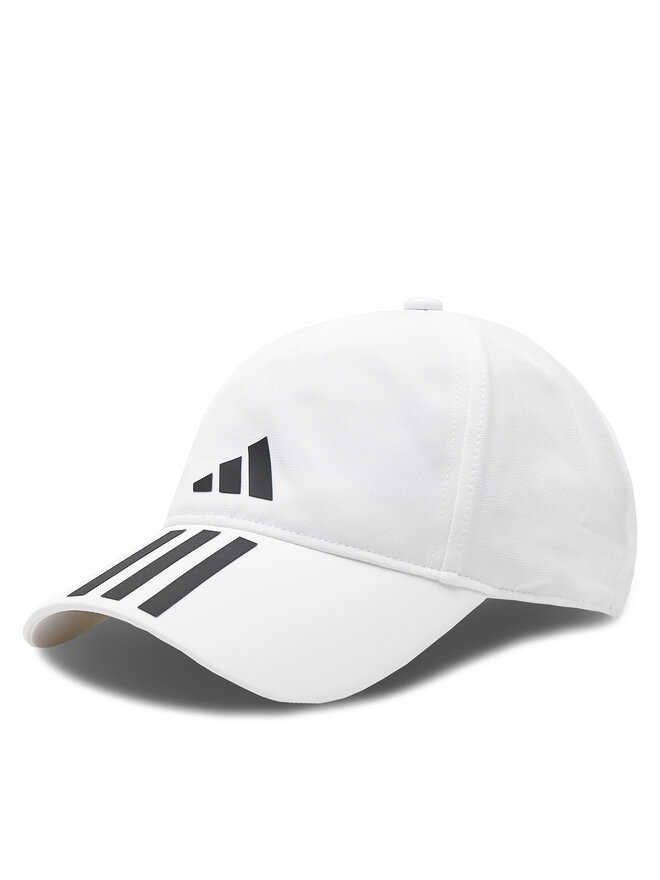 adidas Cappellino adidas 3-Stripes AEROREADY Running Training Baseball Cap HT2043 Bianco