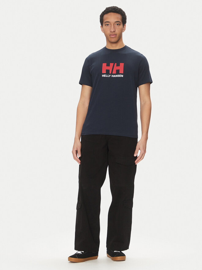 Helly Hansen Helly Hansen Marškinėliai Logo 54596 Tamsiai mėlyna Regular Fit
