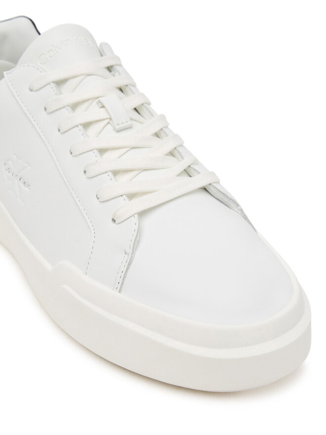 Calvin Klein Снікерcи Calvin Klein Chunky Cupsole Laceup Lth YM0YM01344 Білий