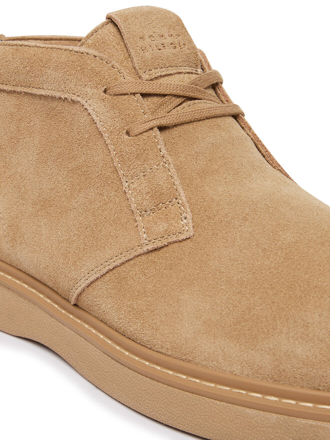 Tommy Hilfiger Schnürschuhe Tommy Hilfiger Comfort Suede Chukka FM0FM06074 Braun