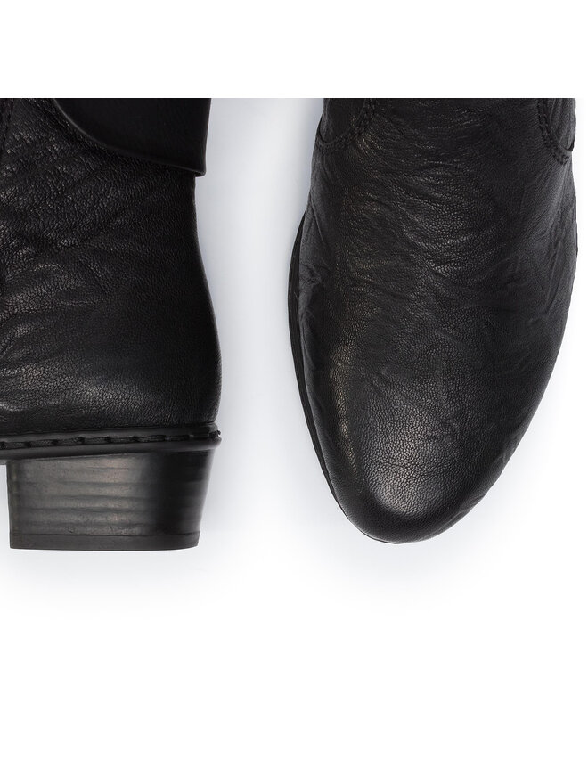 Rieker Botine Rieker Y07A8-01 Negru