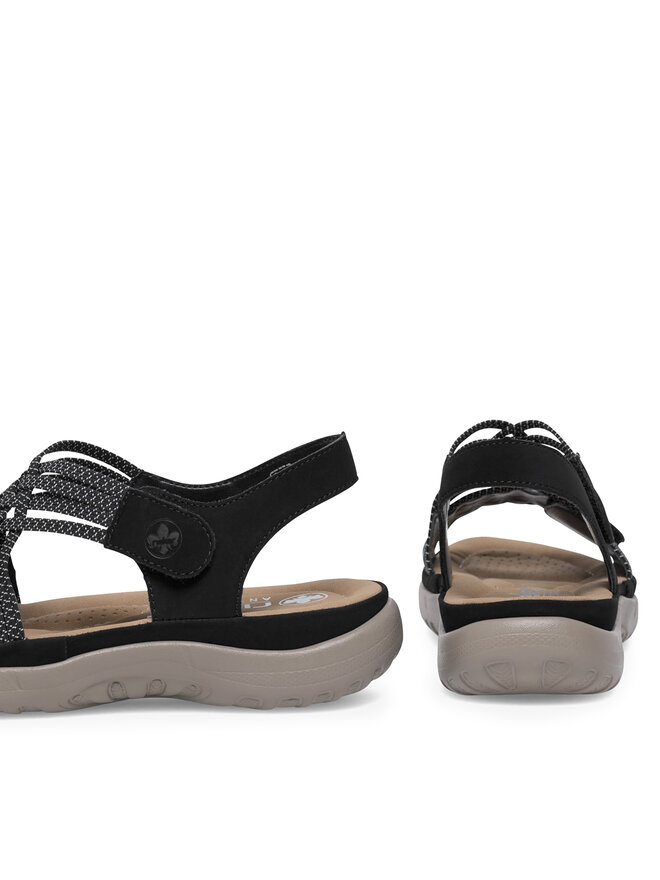 Rieker Sandalen Rieker 64889-00 Schwarz