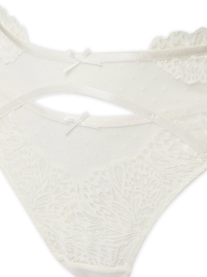 Hunkemöller Hunkemöller Στρίνγκ 302384 Εκρού