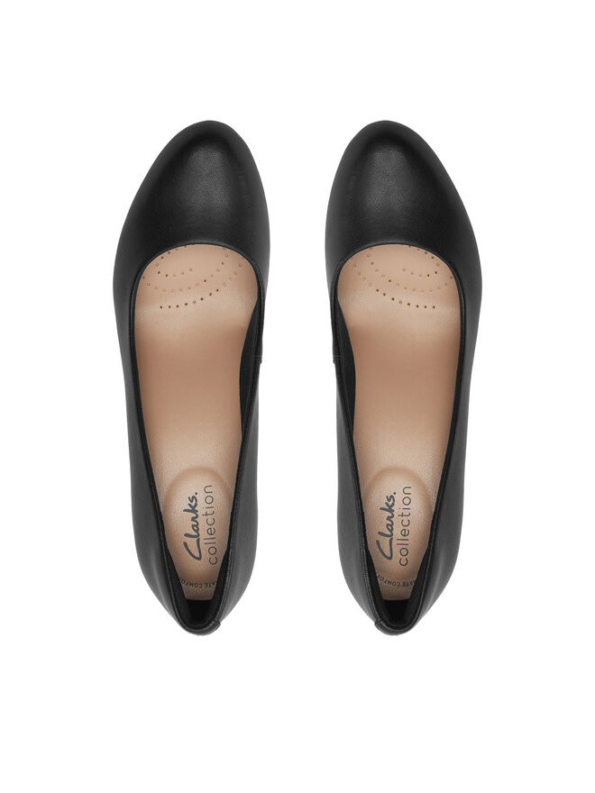 Clarks Туфлі Clarks Adriel Viola 261293594 Чорний